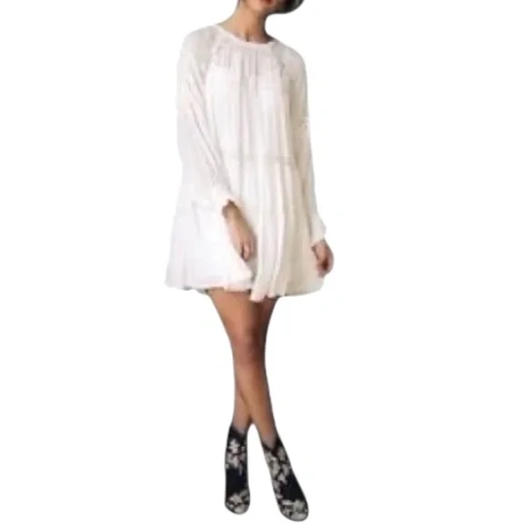Free People White Mini Dress - Picture 2 of 11